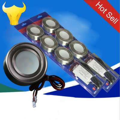 3*2W RECESSED LED UNDER KITCHEN CABINET CUPBOARD SHELF LIGHT KIT