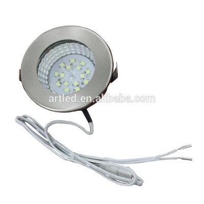 Recessed main voltage 2w led cabinet lights